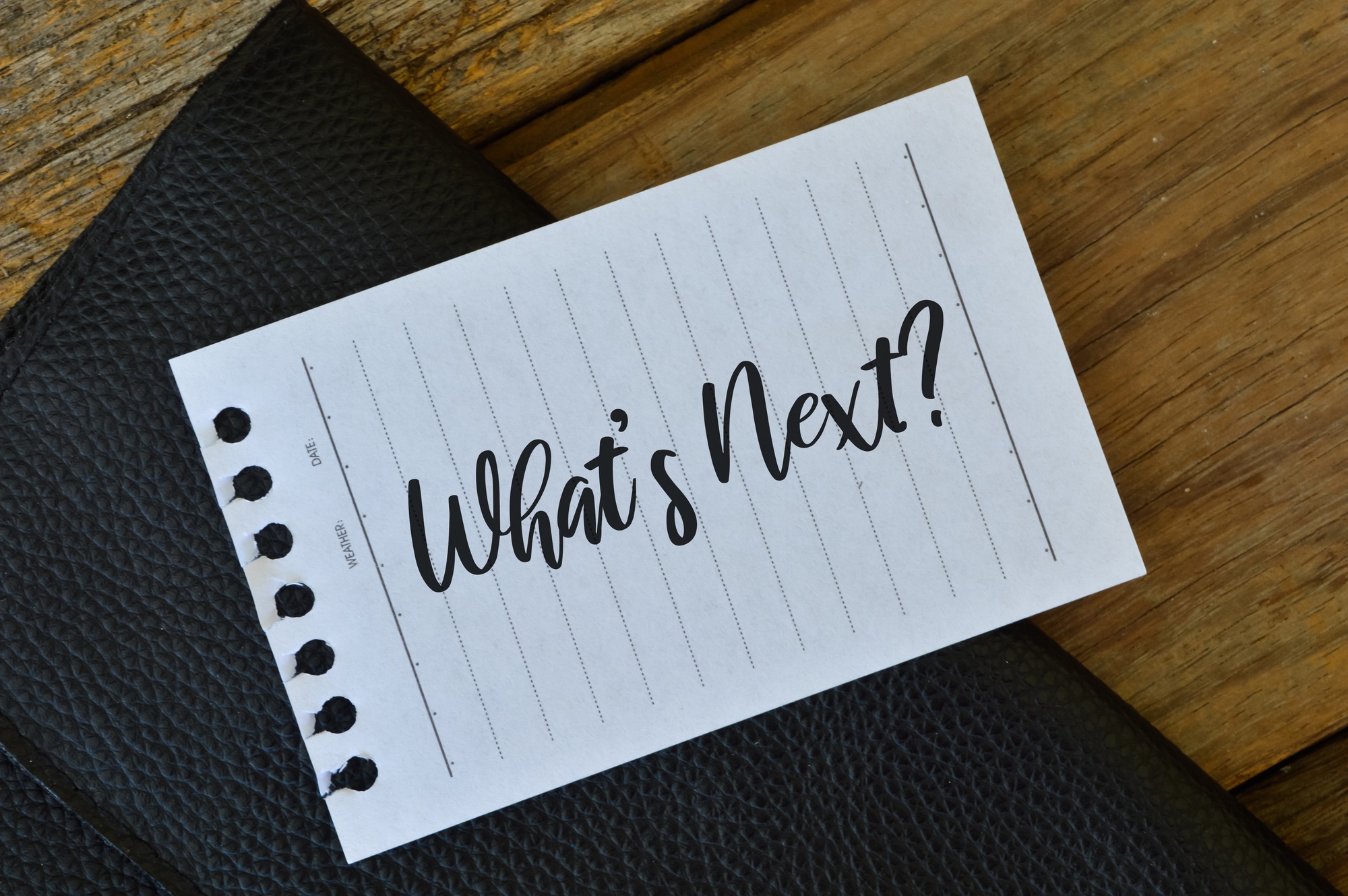 White paper written with WHAT'S NEXT?